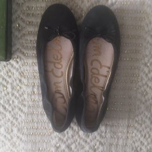 Sam Edelman gray suede flats